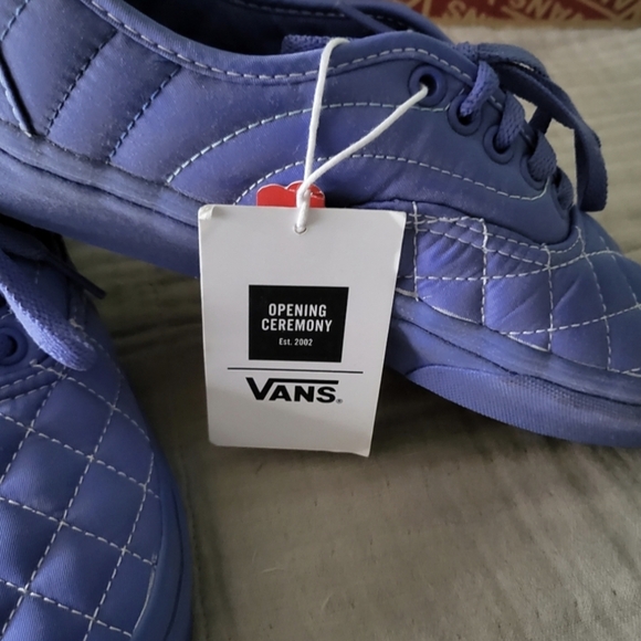 Vans Opening Ceremony Authentic Quilted Baja Blue Women 8 Rare 042024 - Picture 4 of 6
